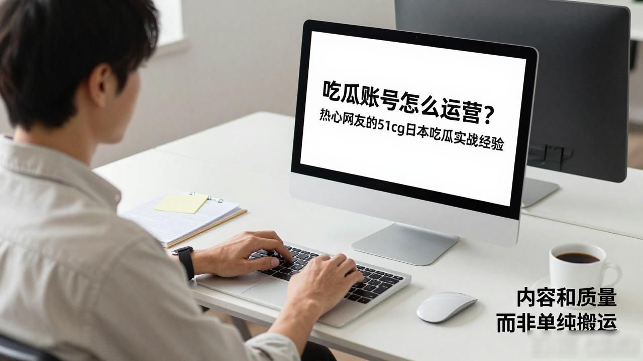 吃瓜账号怎么运营？热心网友的51cg日本吃瓜实战经验